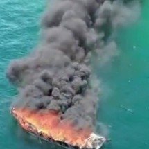 Explosão em lancha deixa feridos em Angra dos Reis (RJ) - Reprodução