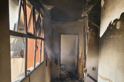 O Corpo de Bombeiros Militar de Minas Gerais (CBMMG) foi acionado para a ocorr&ecirc;ncia, que n&atilde;o provocou v&iacute;timas -  (crédito: Reprodu&ccedil;&atilde;o CBMMG)