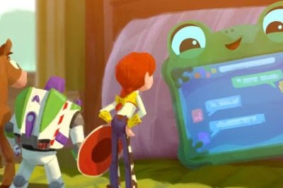 Uma das franquias de maior sucesso da Pixar estará de volta aos cinemas de todo Brasil em 2026. Toy Story chega à sua quinta obra e trará uma novidade tecnológica. Afinal, o vilão deste novo filme será um famoso dispositivo eletrônico, o tablet, chamado de LilyPad. -  (crédito: Reprodução/Pixar)
