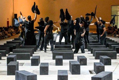 A portuguesa Grada Quilomba vai apresentar novo ato de sua performance 'O barco',  em fevereiro. na mesma data, paulo nazareth inaugura o trabalho 'esconjuro - verão' 
 -  (crédito: Leandro Couri/EM/D.A press)