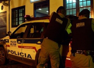 PM busca pelos suspeitos de cometer o assassinato desde a noite de domingo -  (crédito: PMMG)