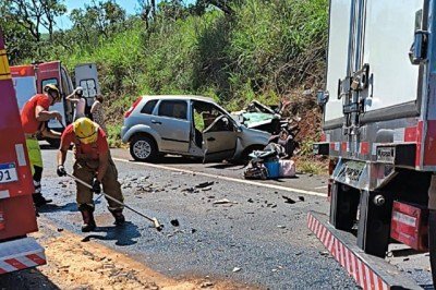 Din&acirc;mica do acidente ainda n&atilde;o foi esclarecida -  (crédito: CBMMG/Divulga&ccedil;&atilde;o)