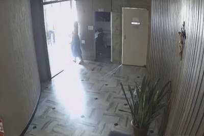 Ato racista ocorreu em &aacute;rea comum de edif&iacute;cio residencial -  (crédito: Arquivo Pessoal/Reprodu&ccedil;&atilde;o)