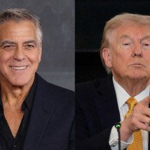 De amigos a inimigos: a relação explosiva entre George Clooney e Trump - AFP