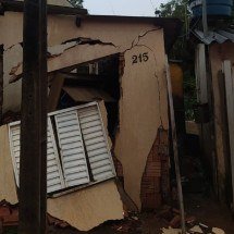 Chuva causa desabamentos em cidade do Sul de Minas - CBMMG/Divulga&ccedil;&atilde;o