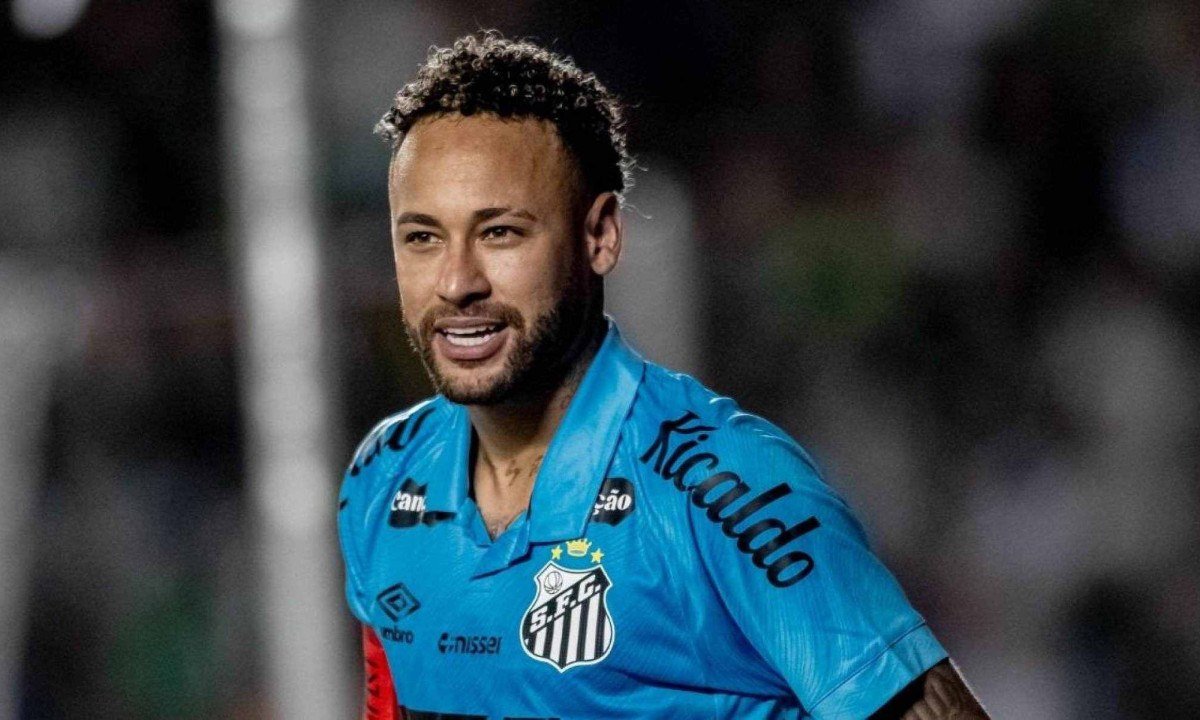 Neymar busca vaga na Seleção Brasileira para a Copa do Mundo de 2026 -  (crédito: Léo Piva/ Santos FC.)