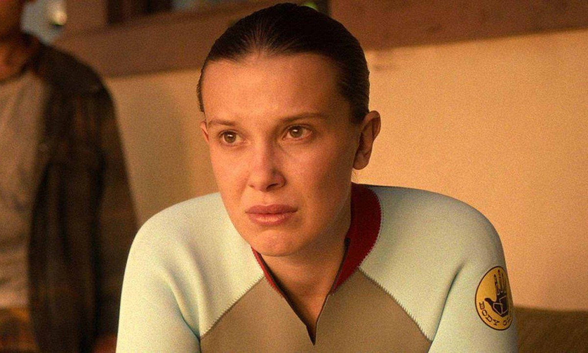 Finn Wolfhard foi ovacionado pelos fãs ao chegar para apresentar o final da série em uma exibição em Vancouver -  (crédito: Netflix)