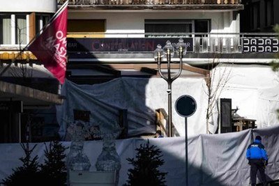 Crans-Montana é uma luxuosa estação de esqui localizada no coração dos Alpes Suíços -  (crédito: Jean-Christophe Bott/Epa/Shutterstock/Reprodução)