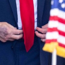 Trump atribui à aspirina hematomas nas mãos e nega cochilar em público - SAUL LOEB / AFP