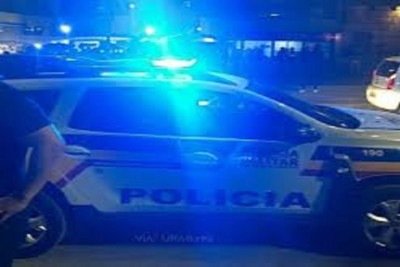 Policiais perseguiu e prendeu homem  que agrediu a irmã e parentes com barra de ferro  -  (crédito: PMMG)