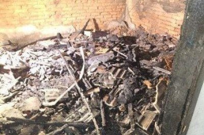 Corpo foi encontrado em meio aos destroços -  (crédito: CBMMG)