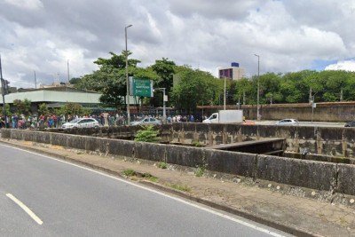 Caso aconteceu próximo ao Restaurante Popular -  (crédito: Reprodução/Google StreetView)