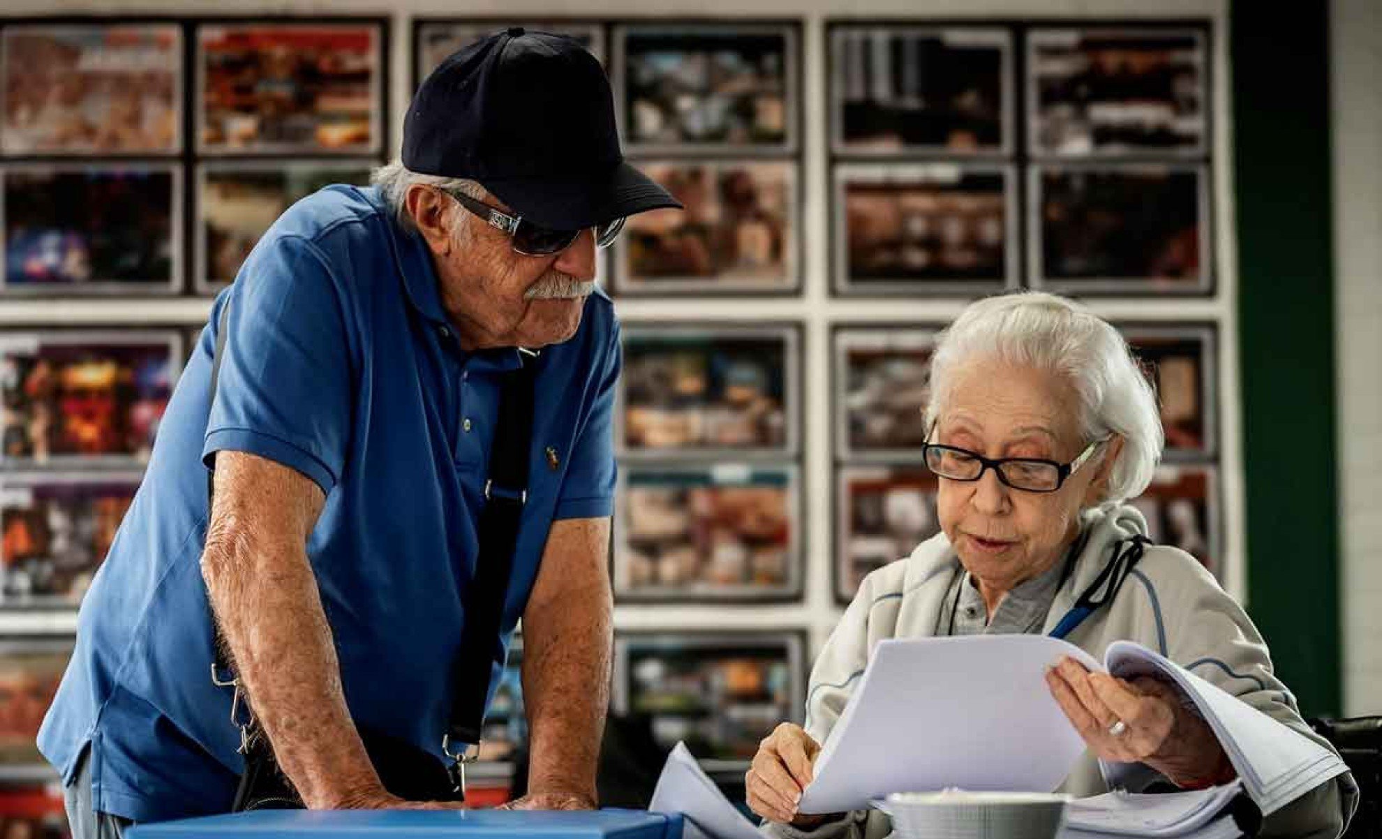 Ary Fontoura e Fernanda Montenegro em "Velhos bandidos", estreia nacional prevista para mar&ccedil;o  