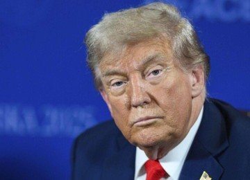 Trump diz que ainda ‘está decidindo’ como será a sucessão na Venezuela -  (crédito: Platobr Politica)