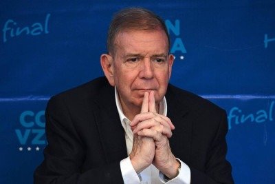 Edmundo González, que disse neste domingo ser o presidente da Venezuela  -  (crédito: Federico Parra - 25.jul.24/AFP)