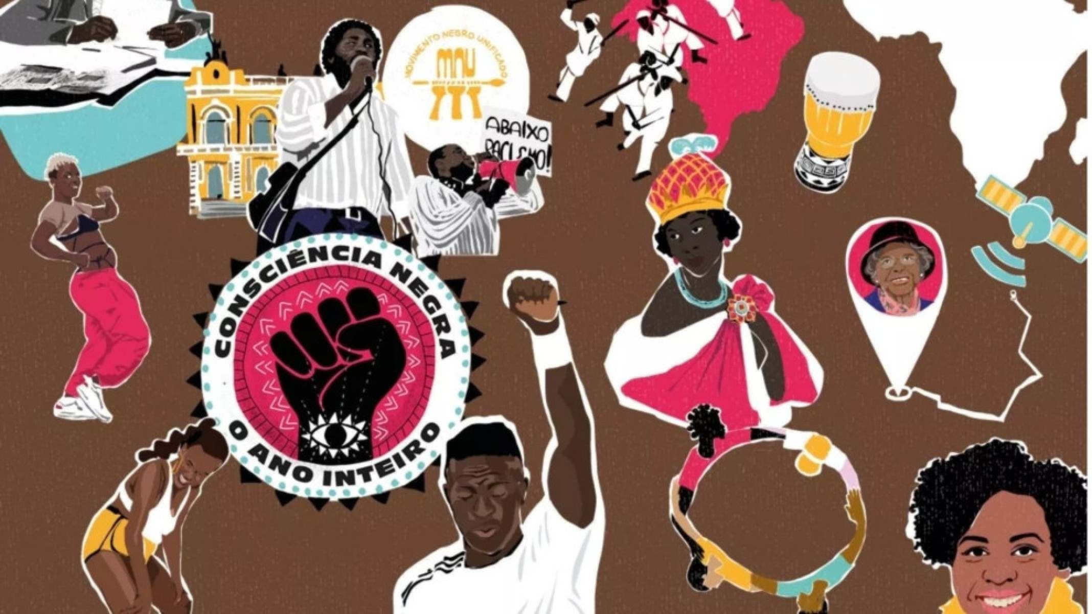 Calendário Afrocentrado traz personalidades negras e marcos históricos mês a mês