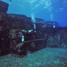 Pirâmide subaquática impressiona cientistas no Japão - Reprodução/Video/YouTube/History Channel