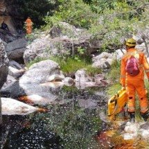 Banhista de 21 anos morre afogado em cachoeira no Norte de Minas - CBMMG/Divulgação