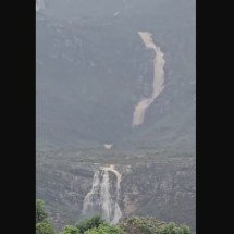 Chuvas intensas fazem montanha 'chorar' em destino turístico mineiro - Leandro Couri/EM/D.A.Press