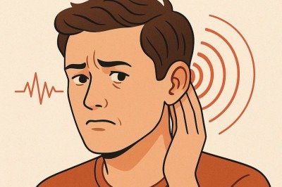 Zumbido no ouvido, também chamado de tinnitus, é a percepção de um som que não vem de uma fonte externa. Pode ser um apito, chiado, estalo ou até som pulsante, ouvido em um ou nos dois ouvidos. -  (crédito: Imagem gerada por i.a )