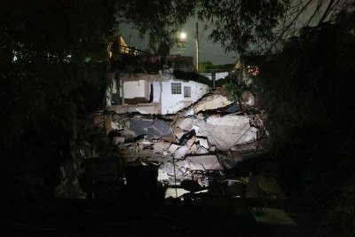 Morador havia acabado de chegar ao im&oacute;vel no momento do desabamento -  (crédito: Marcos Vieira/EM/D.A.Press)