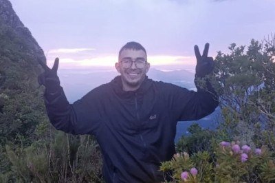 Após passar cinco dias desaparecido no Pico Paraná, o jovem Roberto Farias Tomaz, de 19 anos, foi encontrado vivo no dia 5 de janeiro. -  (crédito: Reprodução/@resgaterobertopicoparana)