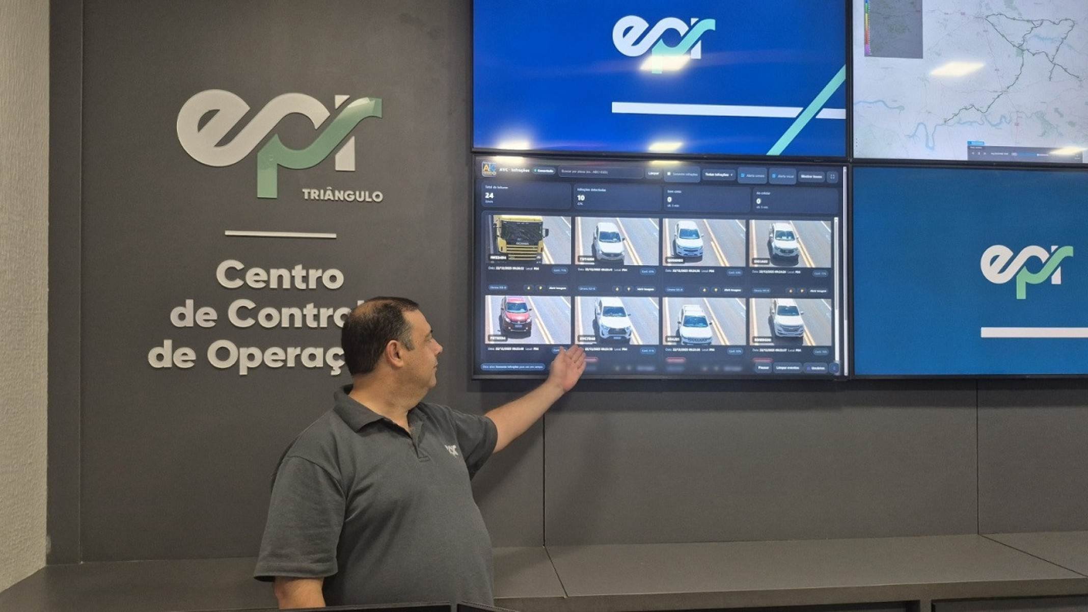 Rodovias do Triângulo são monitoradas por câmeras com IA; entenda - DivulgaÃ§Ã£o/EPR TriÃ¢ngulo