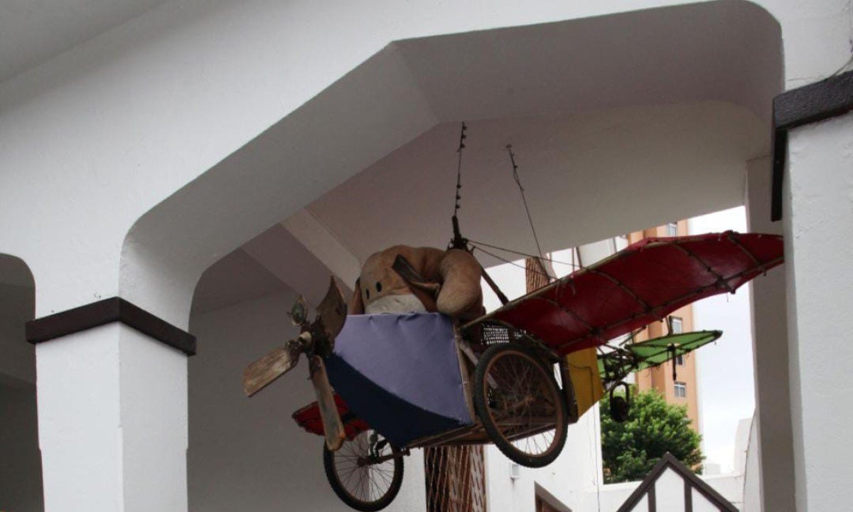 Durante todo o mês, o espaço vira um grande ateliê interativo com muita diversão, arte e brincadeiras para as crianças e toda a família-Edésio Ferreira/EM/D.A. Press