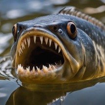 Menino perde parte do dedo após ataque de piranha - imagem de Inteligência Artificial - abdulla alyaqoob por Pixabay