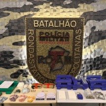 Quatro são presos e grande quantidade de drogas é apreendida na Grande BH - ROTAM/Divulgação