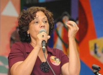 Maria da Consolação, a Consola, vai disputar sua nona eleição -  (crédito: Marcos Vieira/EM/D.A Press)