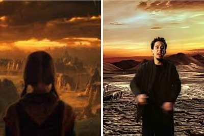 Cenas do Abismo, em 'Stranger things', foram comparadas com o clipe de 'In the end', da banda Linkin Park -  (crédito: Netflix / YouTube)