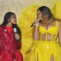 Mãe de Beyoncé revela origem do nome da neta Blue Ivy - Twitter @beyoncebrasil