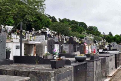 O pai, João Batista, e a madrasta, Neide, foram sepultados no Cemitério Parque da Saudade -  (crédito: Prefeitura Municipal de Juiz de Fora)