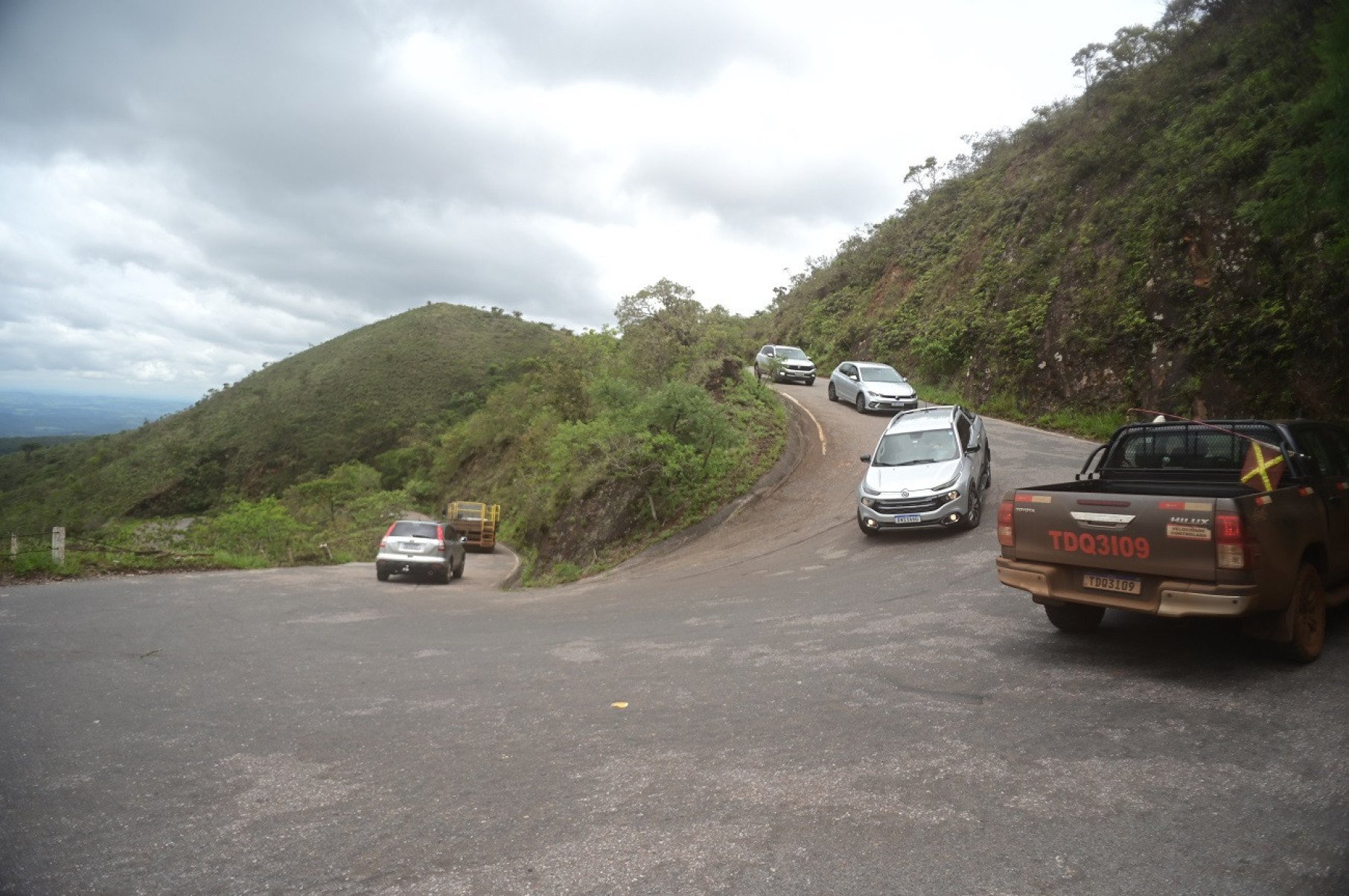 Riscos aumentam com o trânsito intenso de veículos-Leandro Couri/EM/D.A.Press