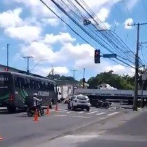 BH: motociclista morre em acidente com carreta na Avenida Amazonas - Divulgação/BHTrans