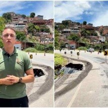 Prefeito anuncia início de obras para recuperar pista no bairro Alvorada - Imagem: Instagram @sargentorodolfooficial/Reprodução