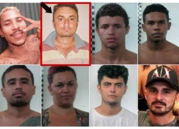 Suspeito reagiu à voz de prisão, mas foi detido pela Polícia Rodoviária Federal (PRF) na BR-262 -  (crédito: Secretaria da Segurança Pública e Defesa Social do Estado do Ceará)