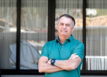 Defesa de Bolsonaro pediu para reduzir a pena em programa de leitura de livros -  (crédito: Sergio Lima / AFP)