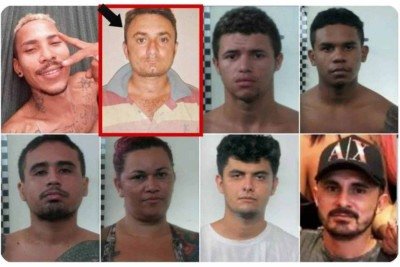 Suspeito reagiu à voz de prisão, mas foi detido pela Polícia Rodoviária Federal (PRF) na BR-262 -  (crédito: Secretaria da Segurança Pública e Defesa Social do Estado do Ceará)
