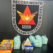 ‘Gangue da Marcha Ré’: suspeitos são detido depois de arrombar farmácia  - PMMG/Divulgação 