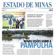 Confira a capa do Estado de Minas do dia 11/01/2026