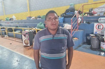 Cacique Amario Mota, de etnia venezuelana: diz que grupo quer continuar no Brasil por receber beneficio do Bolsa Família, o que nao tem na Venezuela. -  (crédito: Luiz Ribeiro/EM/D.A. Press)