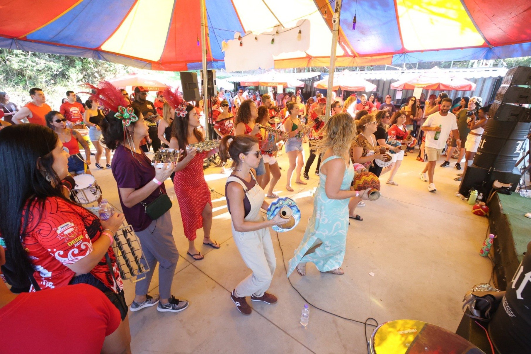 Batuque Coletivo faz homenagem a Lo Borges no Recanto Buri, no bairro Buritis