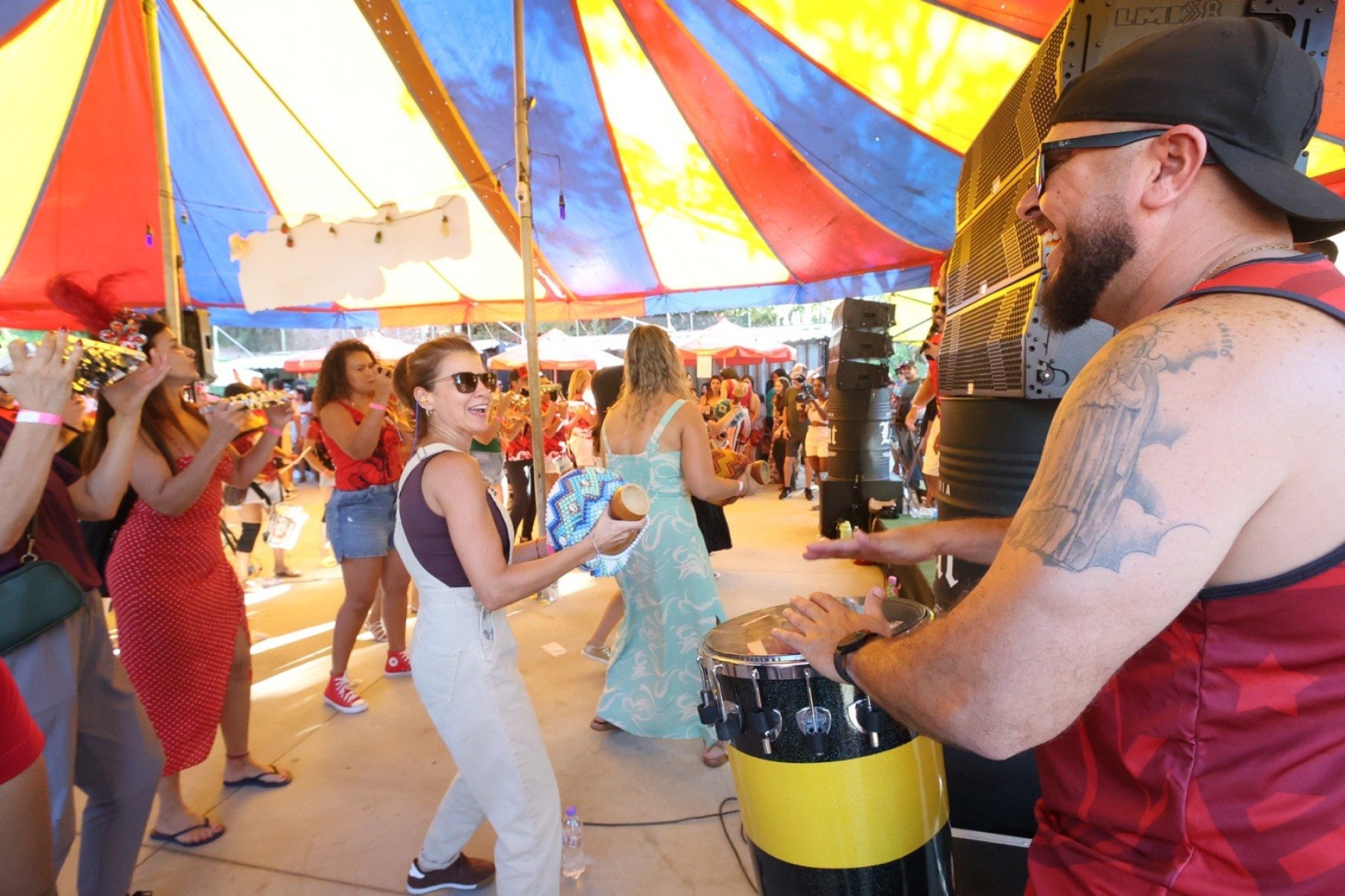 Batuque Coletivo faz homenagem a Lo Borges no Recanto Buri, no bairro Buritis