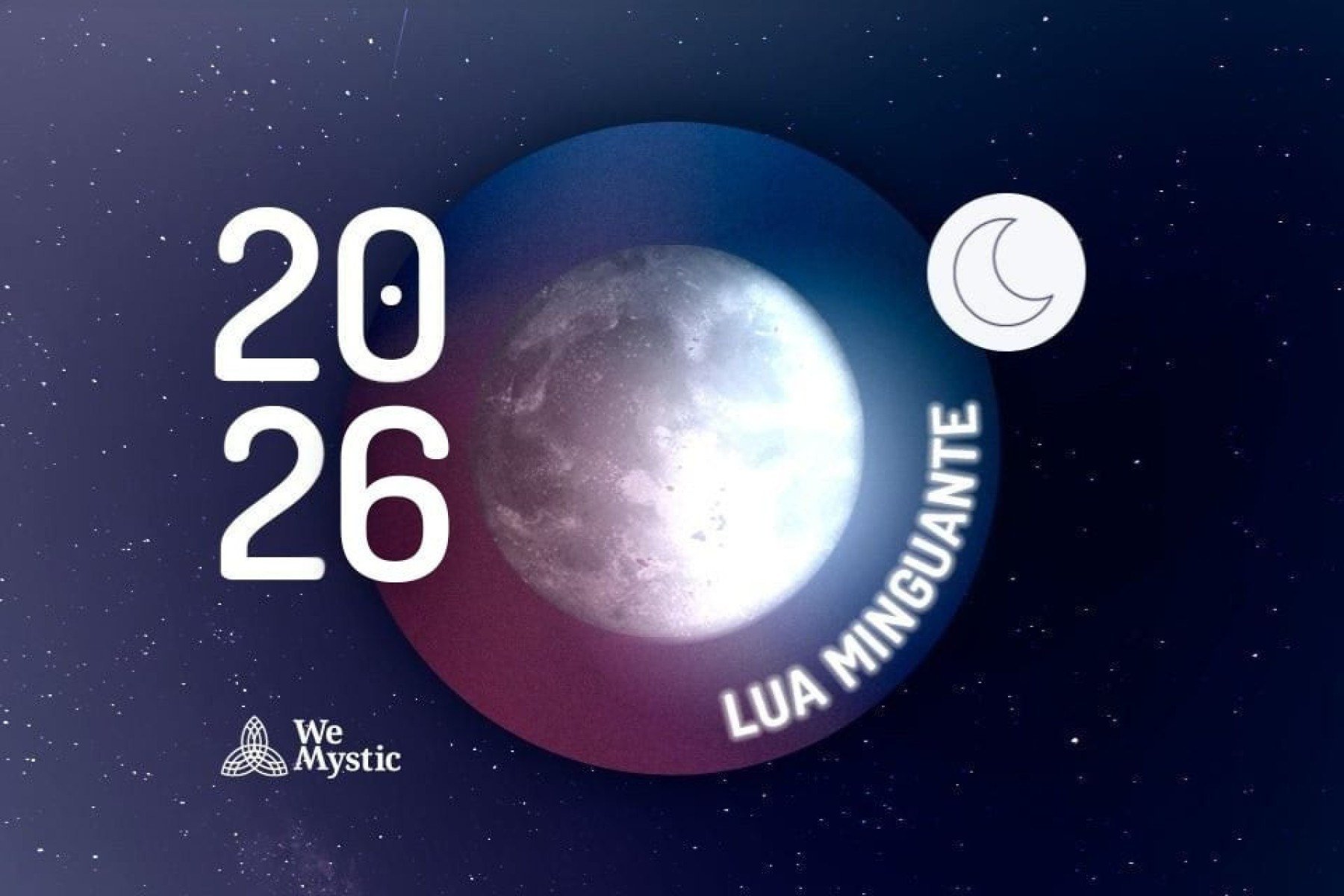 Lua Minguante em 2026: reflexão, autoconhecimento e sabedoria - Wemystic