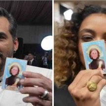 Elenco de ‘O Agente Secreto’ leva foto de Fernanda Torres ao Globo de Ouro - GloboNews / reprodução