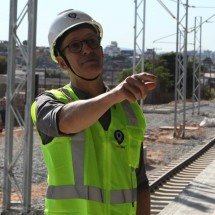 Zema participa nesta terça (13) de teste no novo trecho da Linha 1 do metrô da capital -  (crédito: Edésio Ferreira/EM/D.A Press)