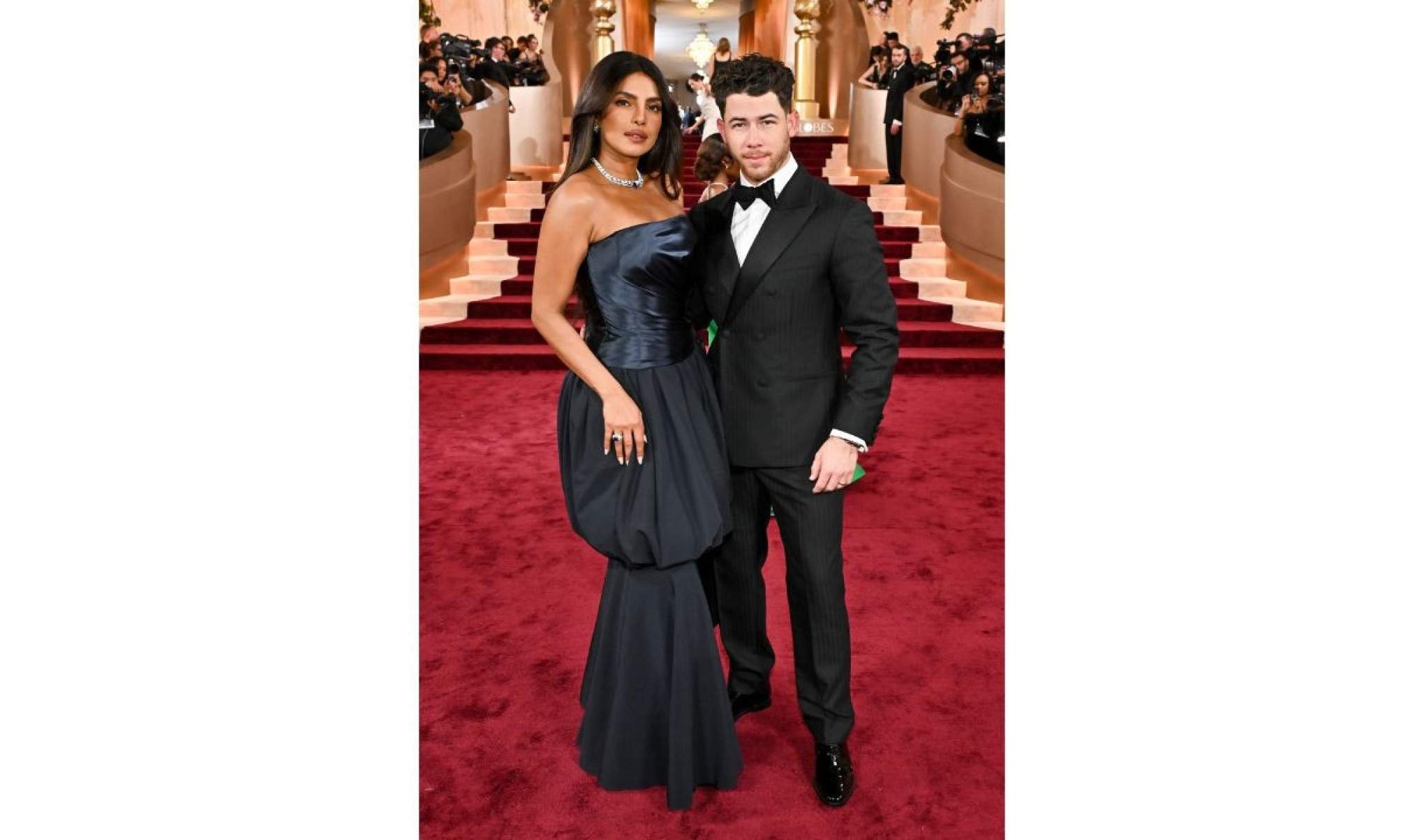 Priyanka Chopra e Nick Jonas
-Globen Globes / reprodução