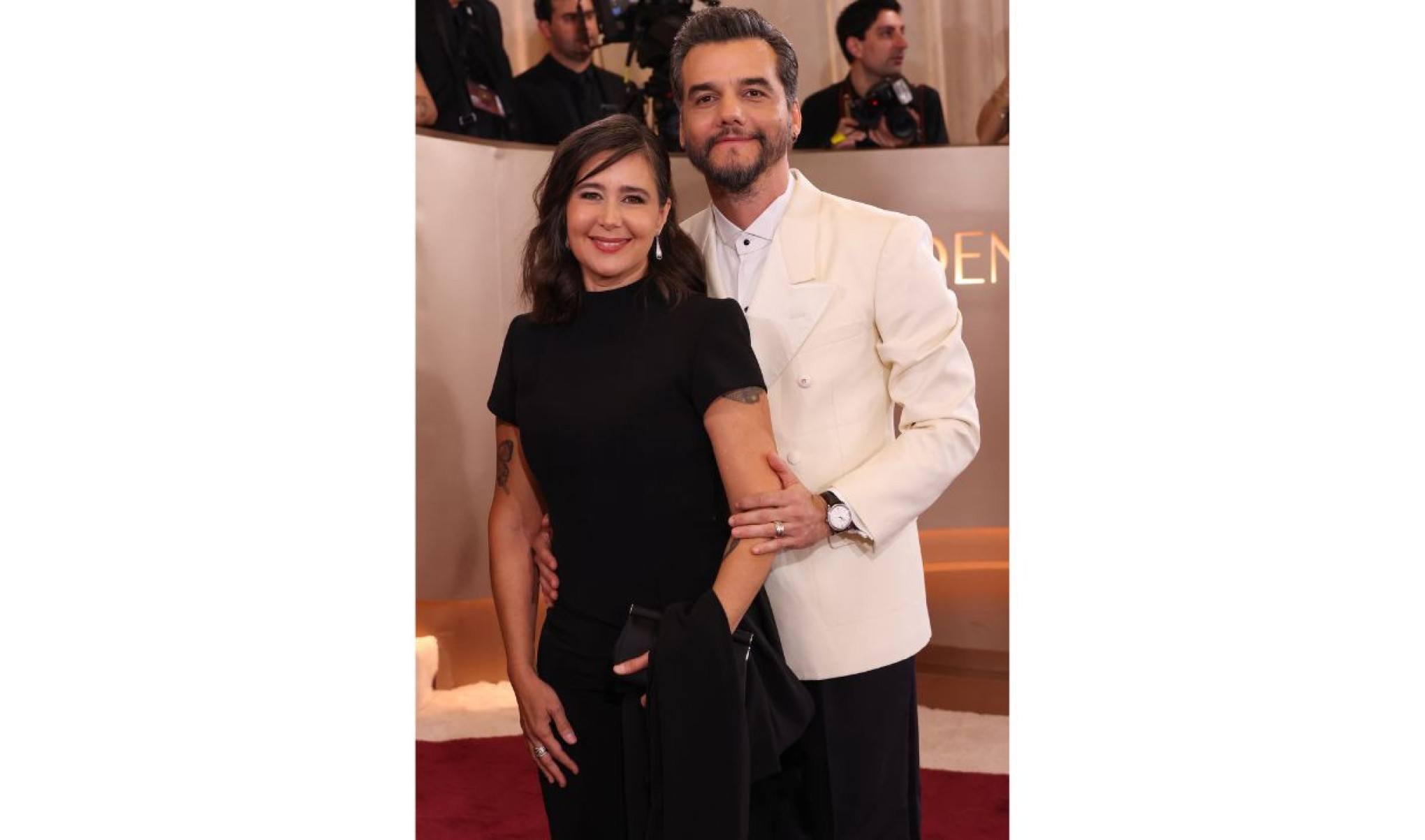 Wagner Moura e Sandra Delgado
-Globen Globes / reprodução